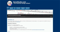 Desktop Screenshot of genestudio.com