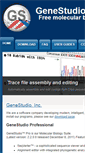 Mobile Screenshot of genestudio.com
